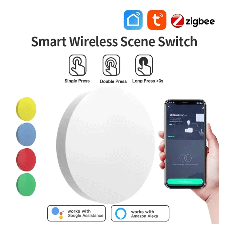 Tuya Smart Switch - Tuya ZigBee Smart Wireless Button Scene