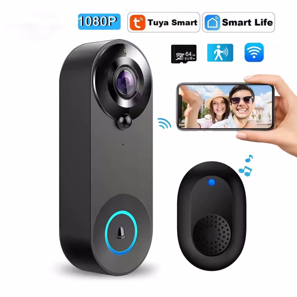 Smart Home Video Doorphone Ezviz - Tuya 1080P Drahtlose WIFI Türklingel Video