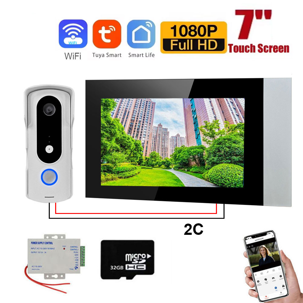 Smart Home Video Doorphone Ezviz - 2 draht Smart Home Tuya Wifi