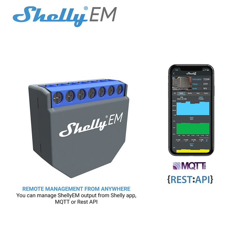 Smart Home Switch - SHELLY EM WLAN Smart Life Controller