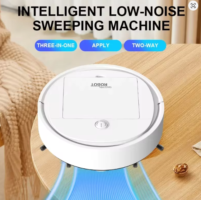 Smart Home Robot - Intelligenter Kabelloser Roboter-Staubsauger 1500Pa 3-in-1 Wischen