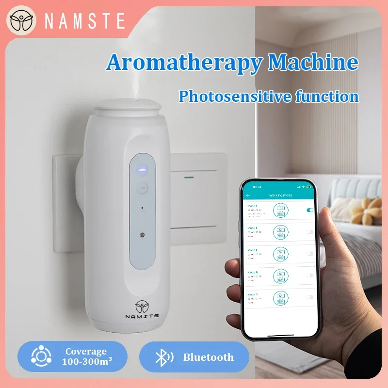 Smart Humidifier - NAMASTE Tragbarer intelligenter Diffusor, 300 m3,