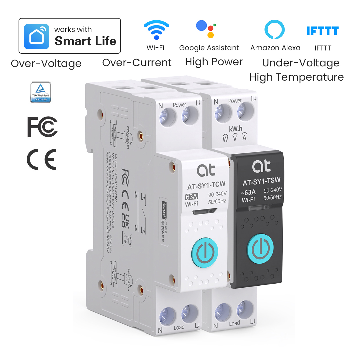 Tuya Smart Switch - Tuya WiFi Circuit Breaker Smart 1P