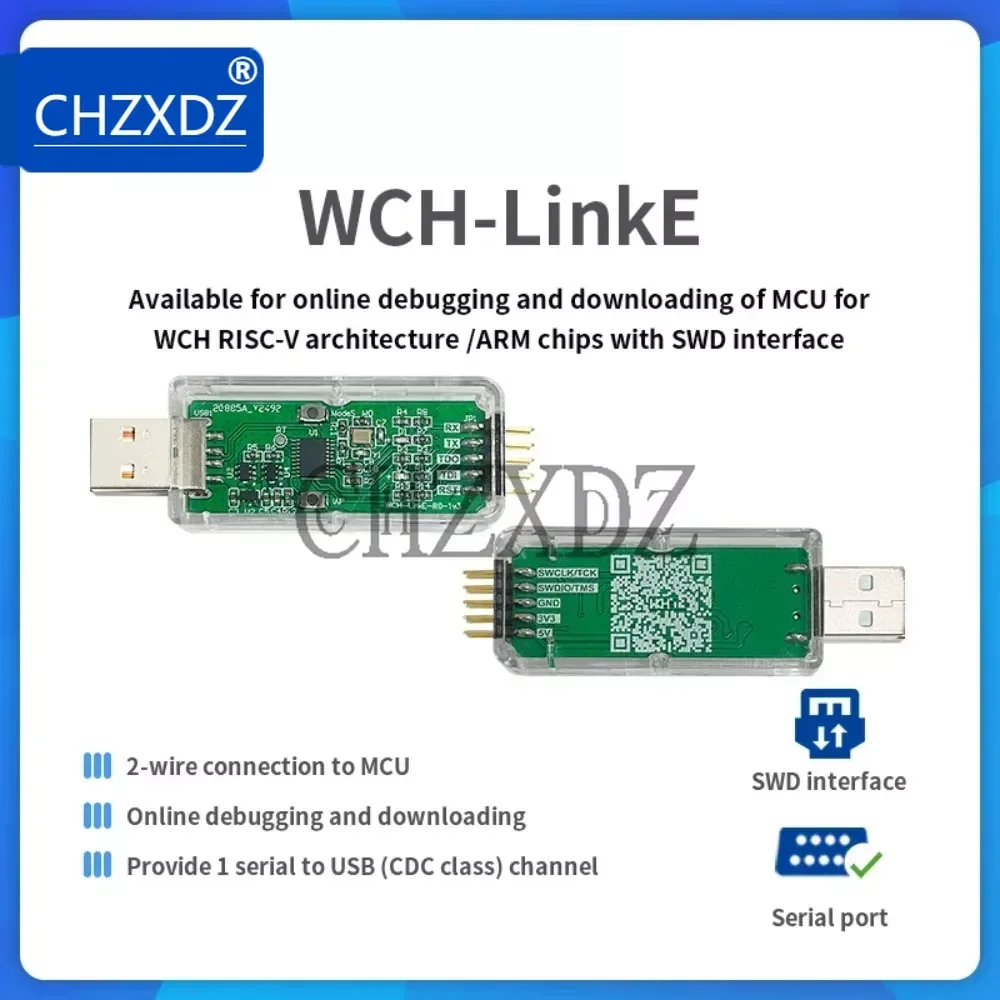 Homesmart Online - WCH-LinkE Online-Download-Debugger-Unterstützung WCH RISC-V-Architektur MCU/SWD-Schnittstelle ARM-Chip