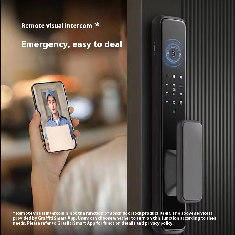 Smart Home Lock - Vollautomatisches Smart Lock EL600Vf Video-Gesichtserkennung Fingerabdruck-