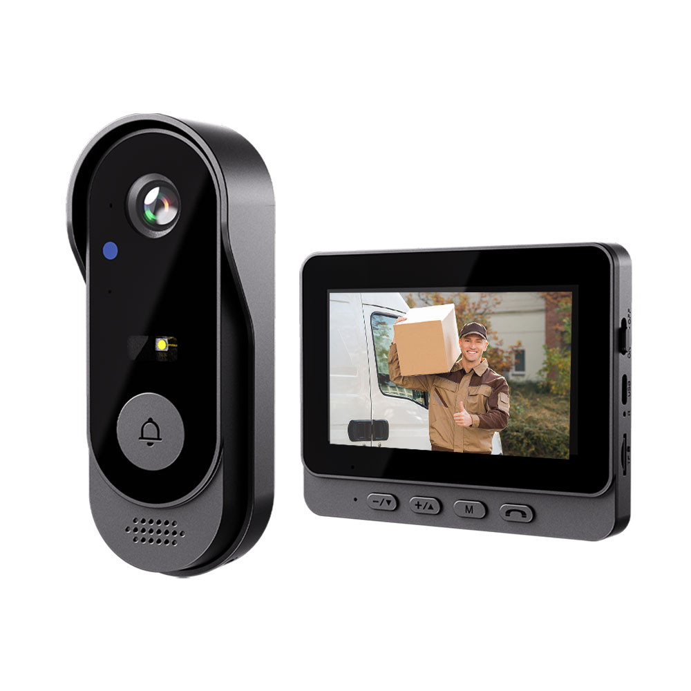 Smart Home In Us - X8 Smart Video-Türklingel-Kamera mit Gegensprechanlage, 480P