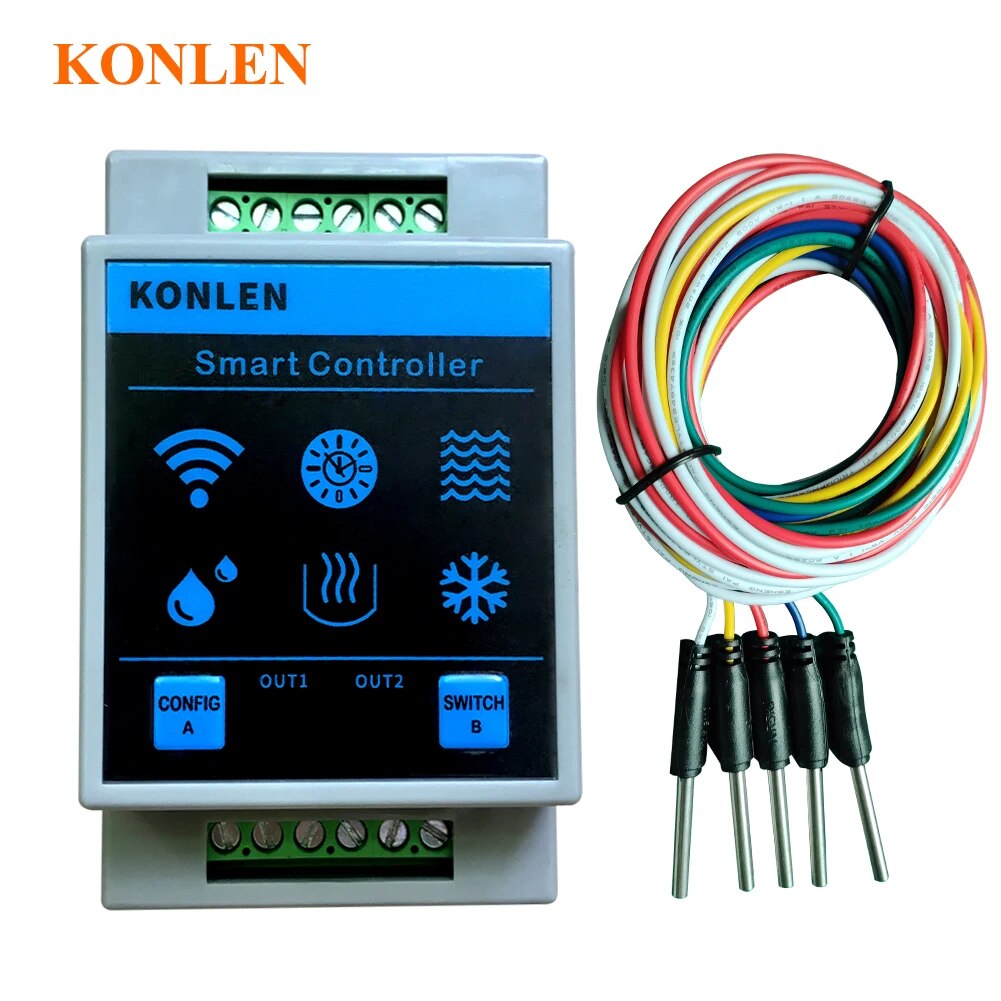 Smart Home Water Level Sensor - Konlen Tuya Wasserstands ensor Wifi-Controller Smart