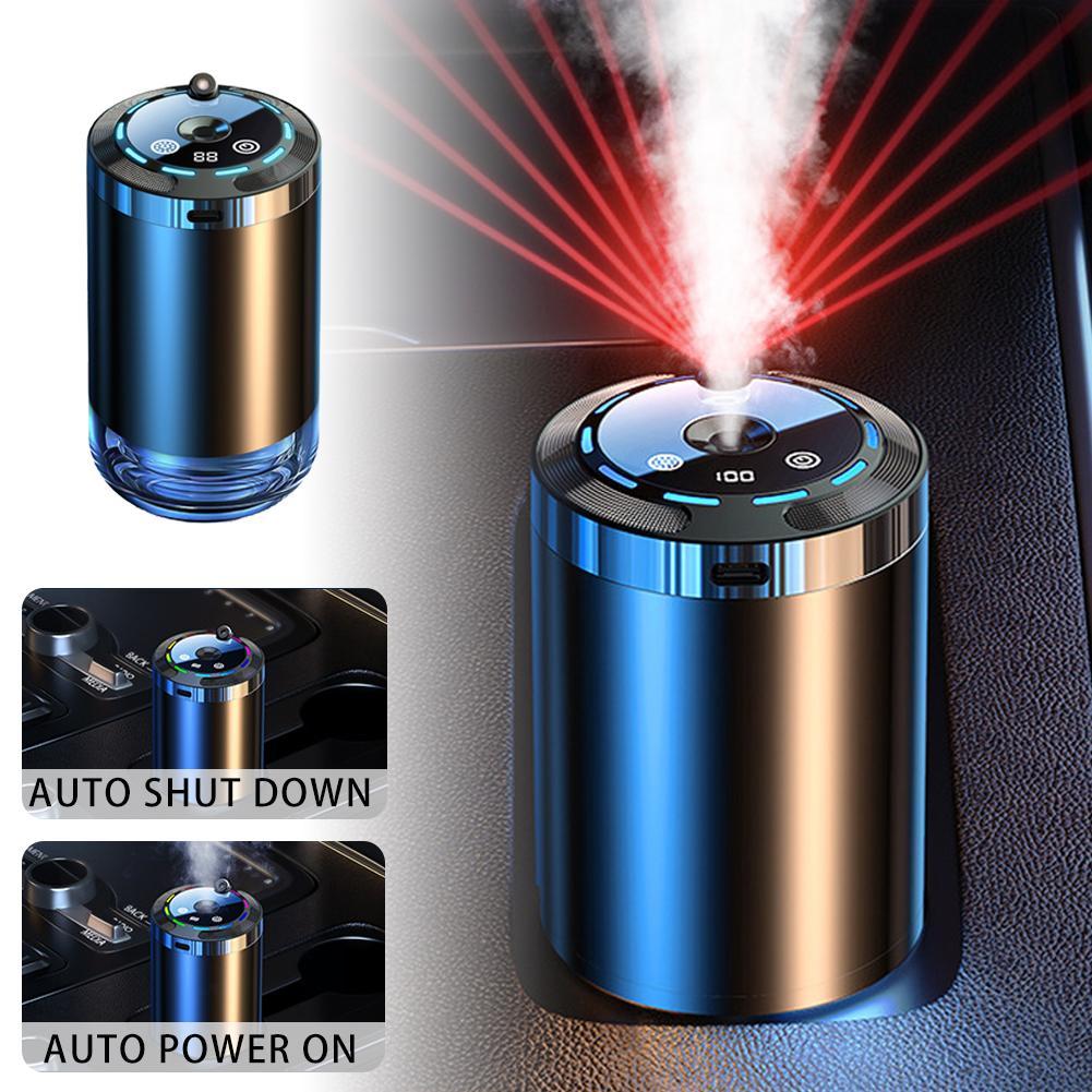 Smart Humidifier - Intelligenter Auto-Lufterfrischer, wiederaufladbarer Auto-Aroma-Diffusor, 5 Stufen