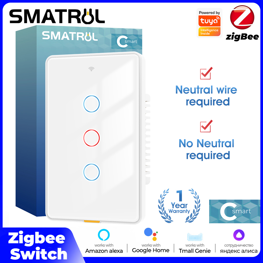 Tuya Smart Switch - Tuya Zigbee Smart Light Touch Schalter