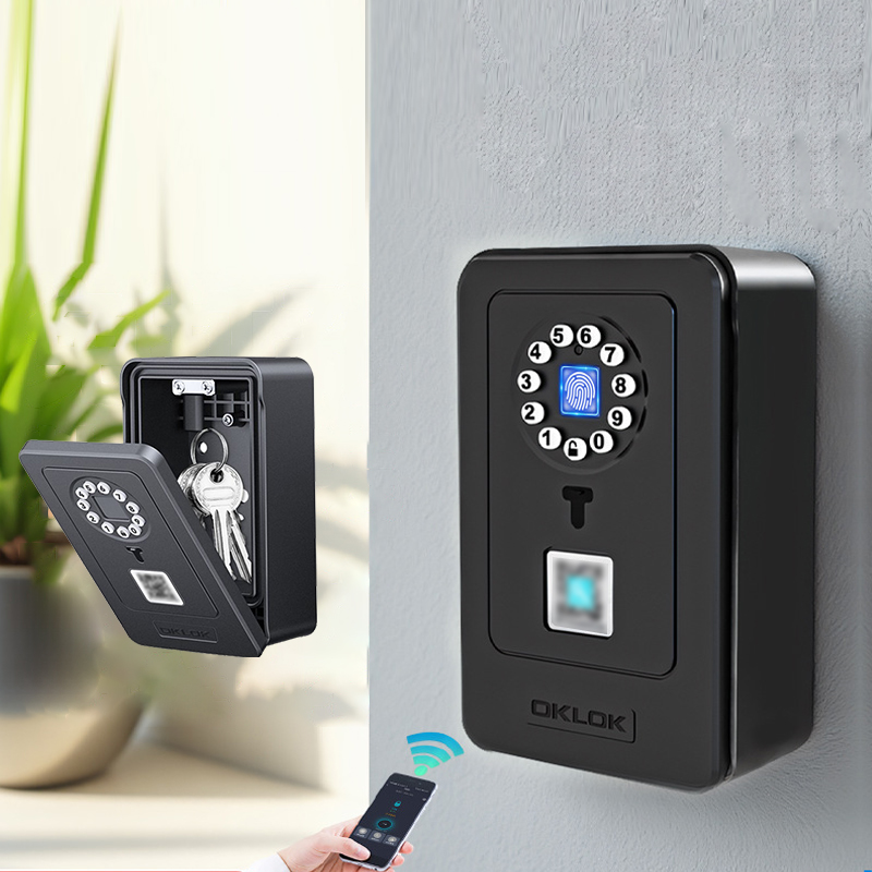 Smart Home Lock - Intelligentes Vorhängeschloss mit Passwort-Speicherfunktion, Fingerabdruck-Tresor für