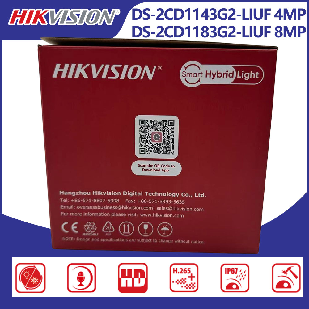 Smart Home Camera Ezviz - Hikvision DS-2CD1143G2-LIUF 4MP DS-2CD1183G2-LIUF 8MP Smart
