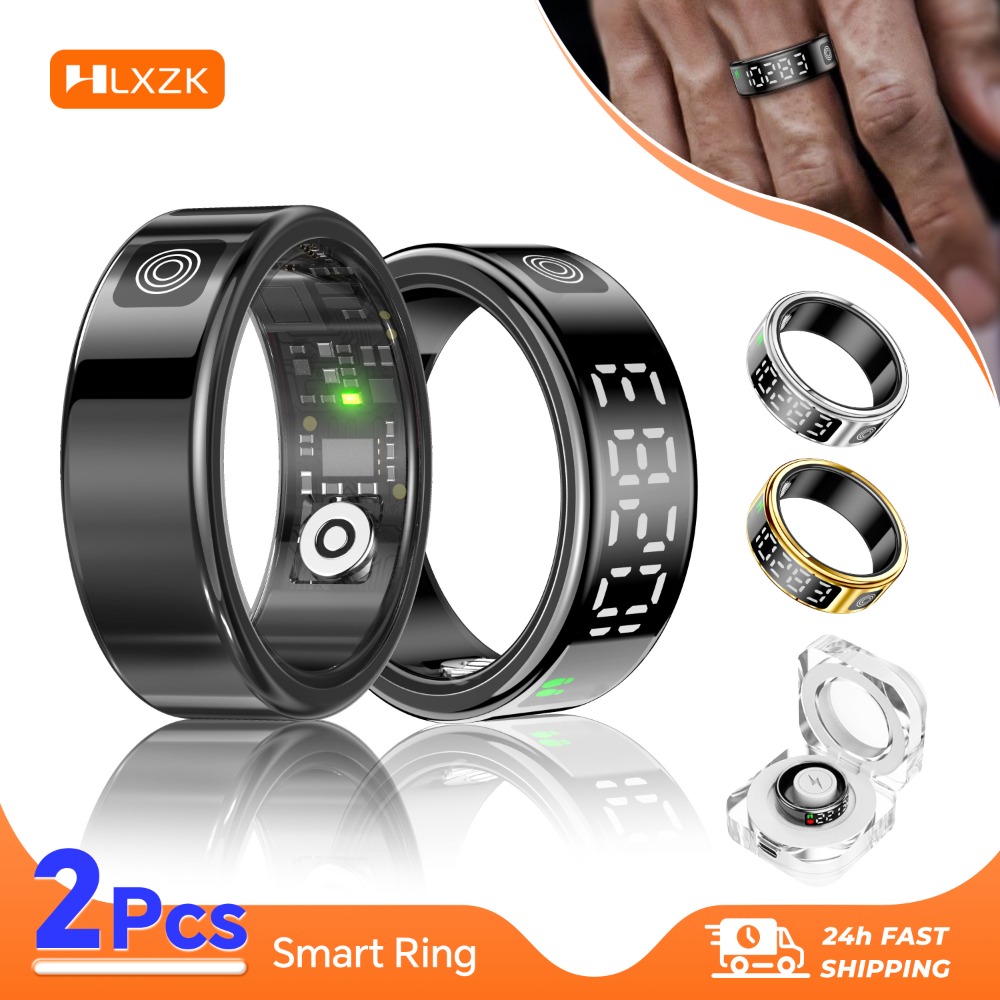 Smart Home Trainer - 2er-Set Bildschirm Bluetooth Smart Ringe Schlaf