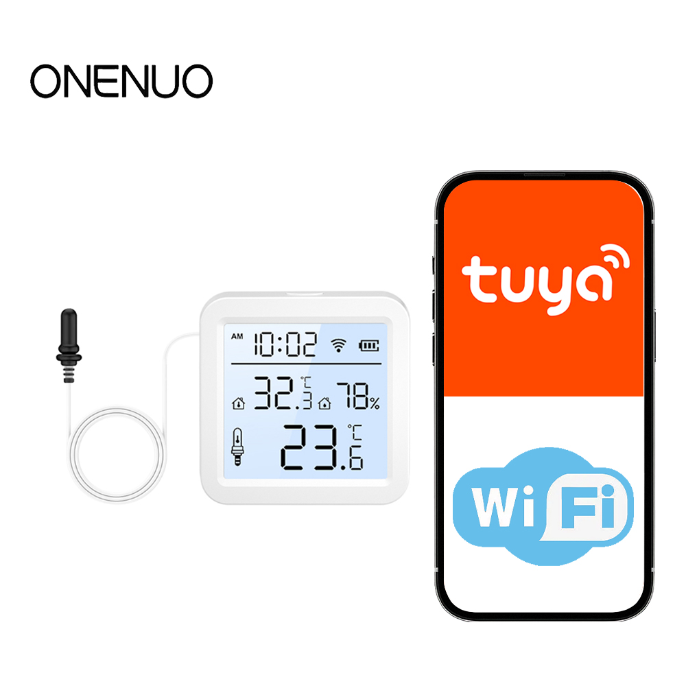 Smart Home Room - WLAN-Feuchtigkeits- und Temperatursensor mit externer Sonde