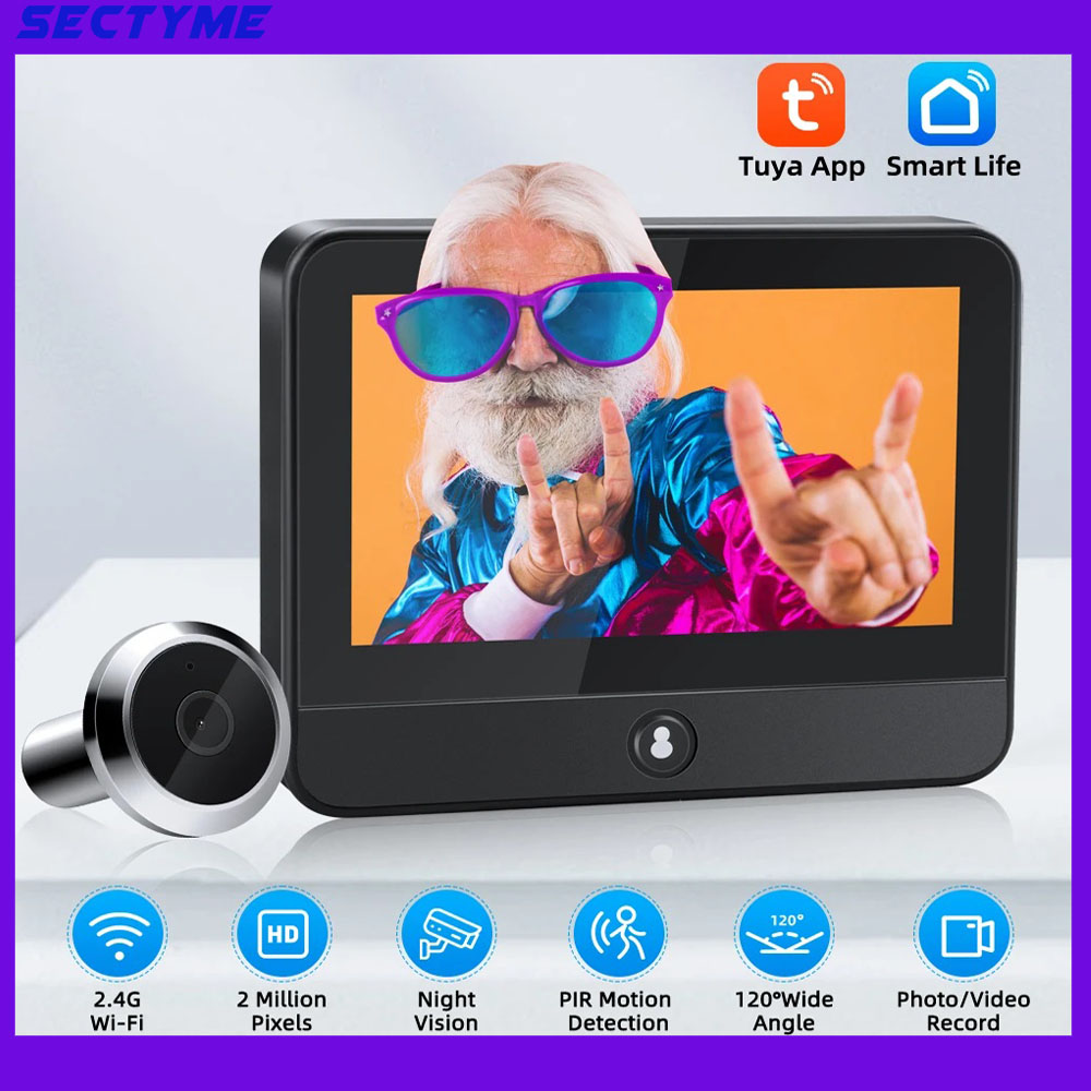 Smart Home Video Doorphone Ezviz - 4,3 Zoll Tuya Smart Home WLAN-Türspion-Klingel
