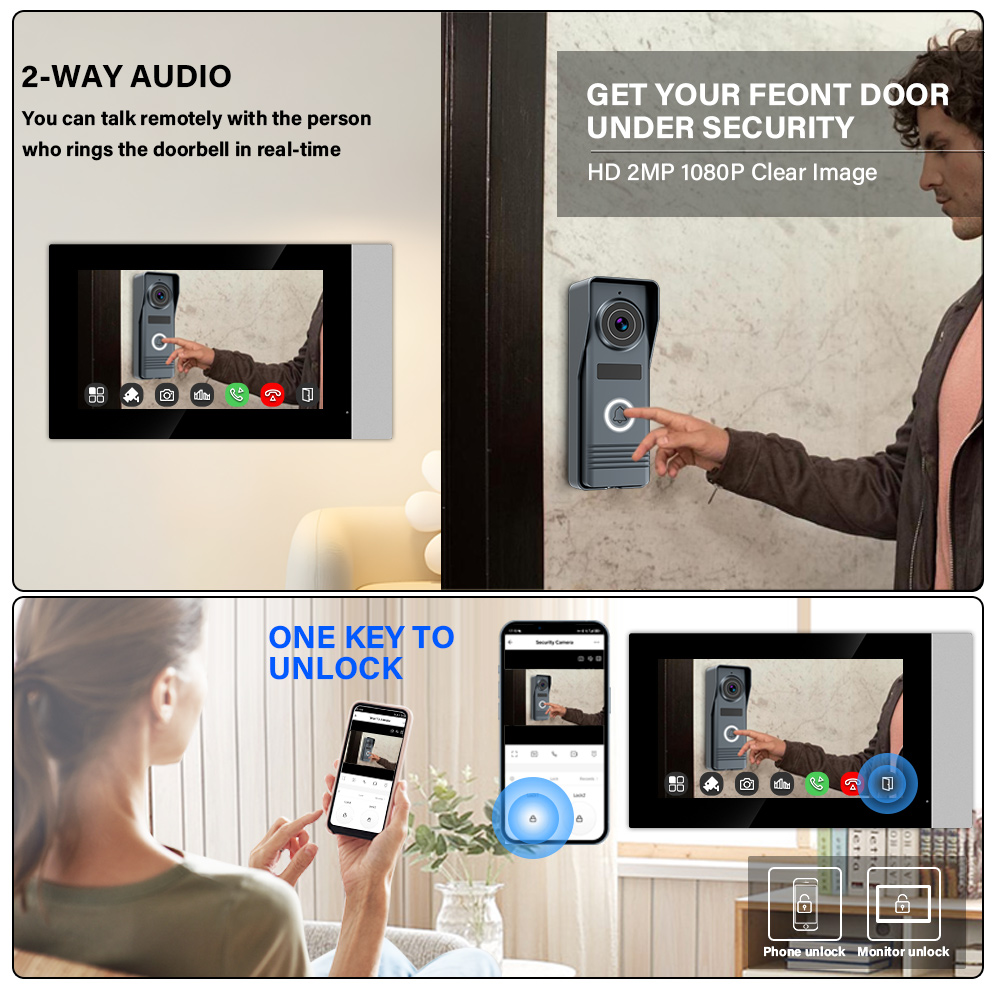 2-Draht Smart Home WLAN 1080P  – Smart Home Video Doorphone Ezviz Bewertung und Preis