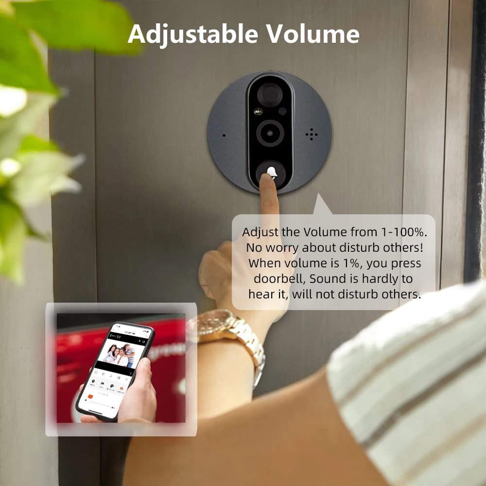 3MP 2,4g WiFi Smart Tuya Guckl – Smart Home Video Doorphone Ezviz Bewertung und Preis