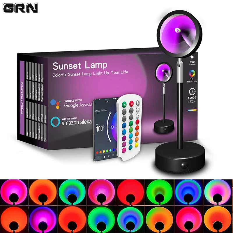 Smart LED Sonnen untergang Lam – Smart Home Room Bewertung und Preis