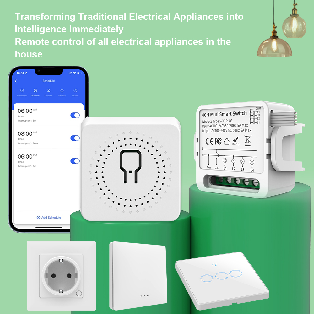 Tuya WiFi Smart Switch 1/2/3/4 – Tuya Smart Switch Bewertung und Preis