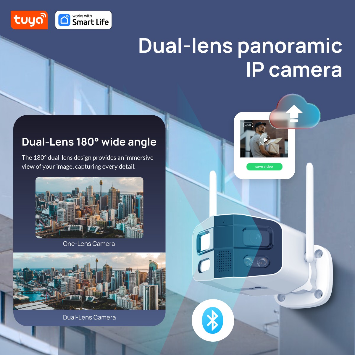 Tuya Smart 4MP 2,5K Dual-Linse – Smart Home Camera Ezviz Bewertung und Preis