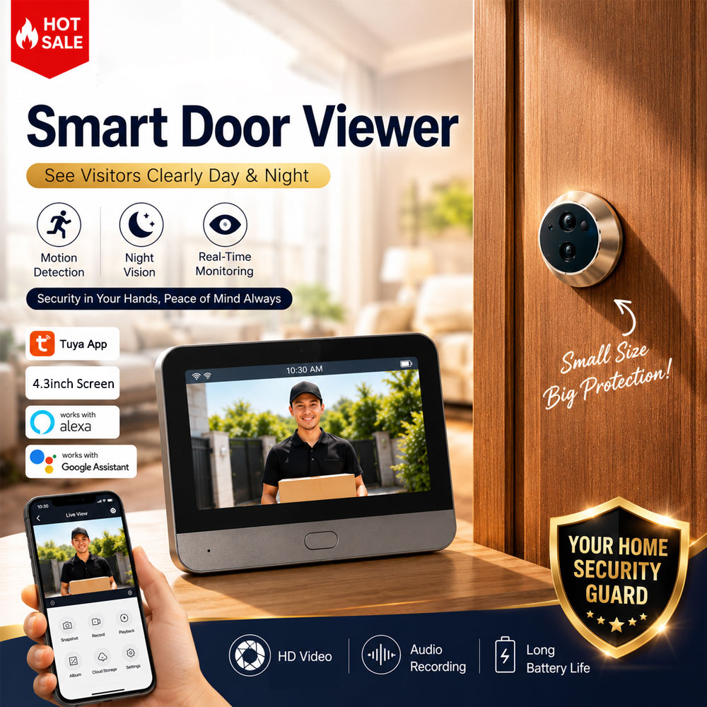 Tuya Smart 5MP Türspion-Kamera – Smart Home Video Doorphone Ezviz Bewertung und Preis