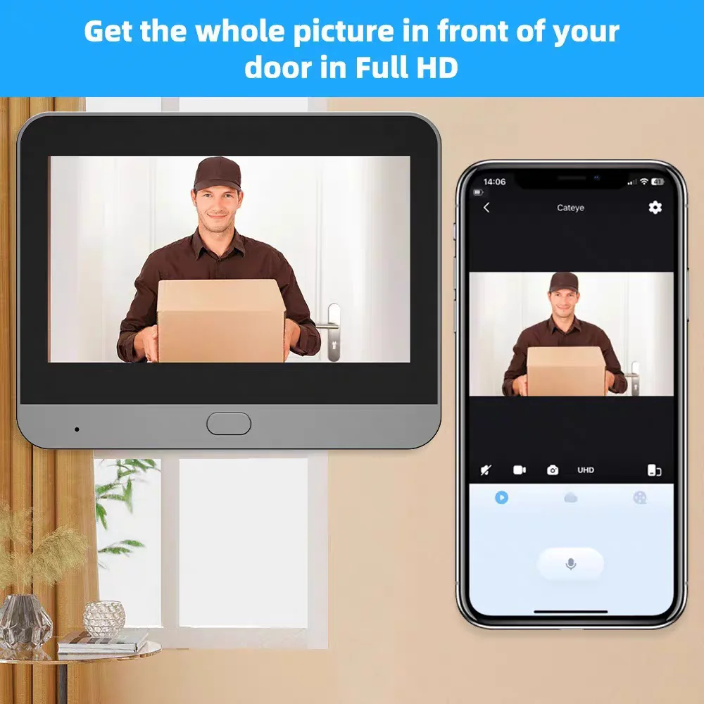 Tuya Smart 5MP Türspion-Kamera – Smart Home Video Doorphone Ezviz Bewertung und Preis