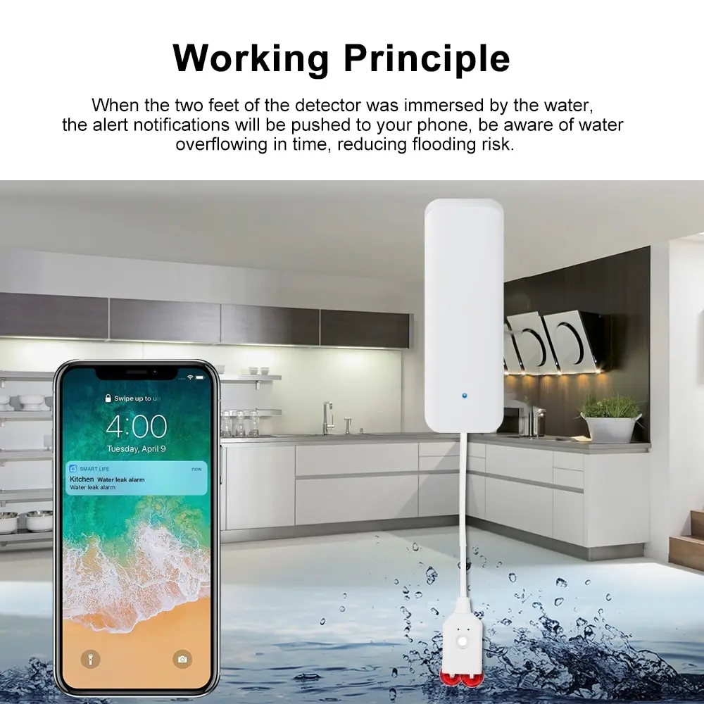 Tuya WiFi Smart Wasser Leck Se – Smart Home Water Level Sensor Bewertung und Preis