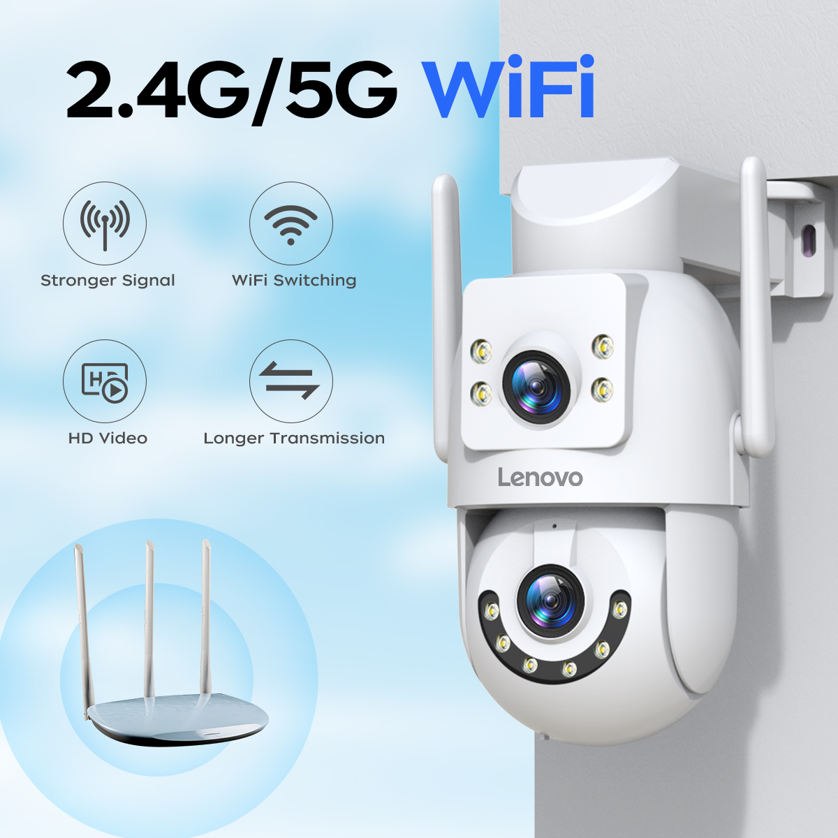 Lenovo HD PTZ Kamera Outdoor 6 – Smart Home Camera Ezviz Bewertung und Preis