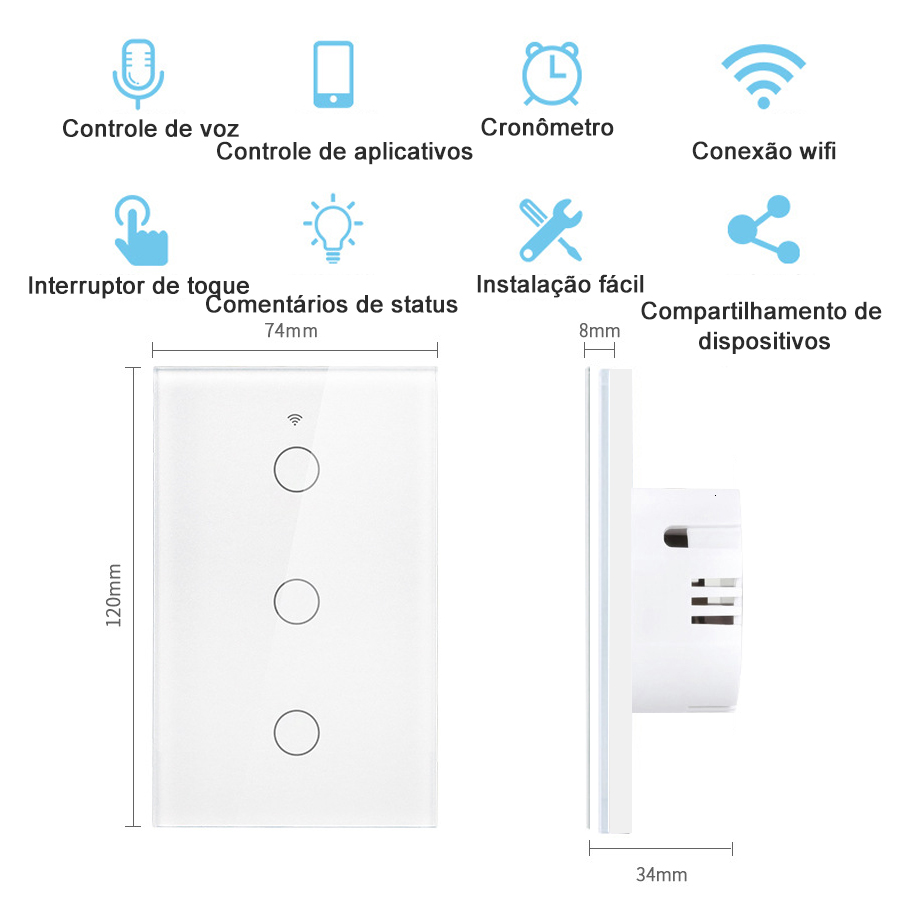 Tuya WiFi Touch Wand Smart Swi – Homesmart Online Bewertung und Preis