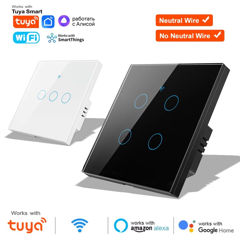 1 2 3 4-fach WLAN RF 433MHz To – Tuya Smart Switch Bewertung und Preis