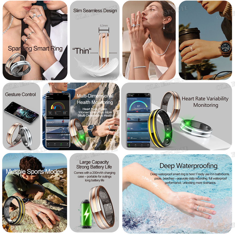 Neuer 6,3mm Dünner Smart Ring  – Smart Home Trainer Bewertung und Preis