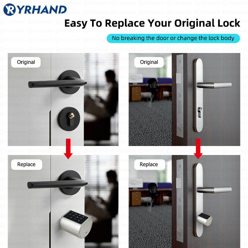 Intelligentes zylindrisches Eu – Smart Home Lock Bewertung und Preis
