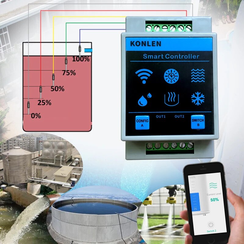 Konlen Tuya Wasserstands ensor – Smart Home Water Level Sensor Bewertung und Preis