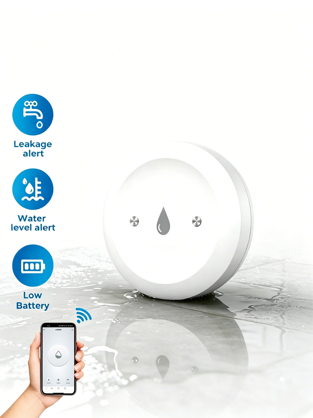 ZigBee Smart Wasserleck-Sensor – Smart Home Water Level Sensor Bewertung und Preis