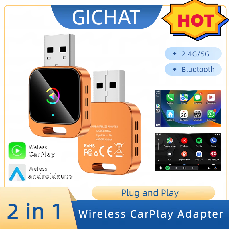 2-in-1 Kabelloser CarPlay-Dong – Smart Home Usb Bewertung und Preis