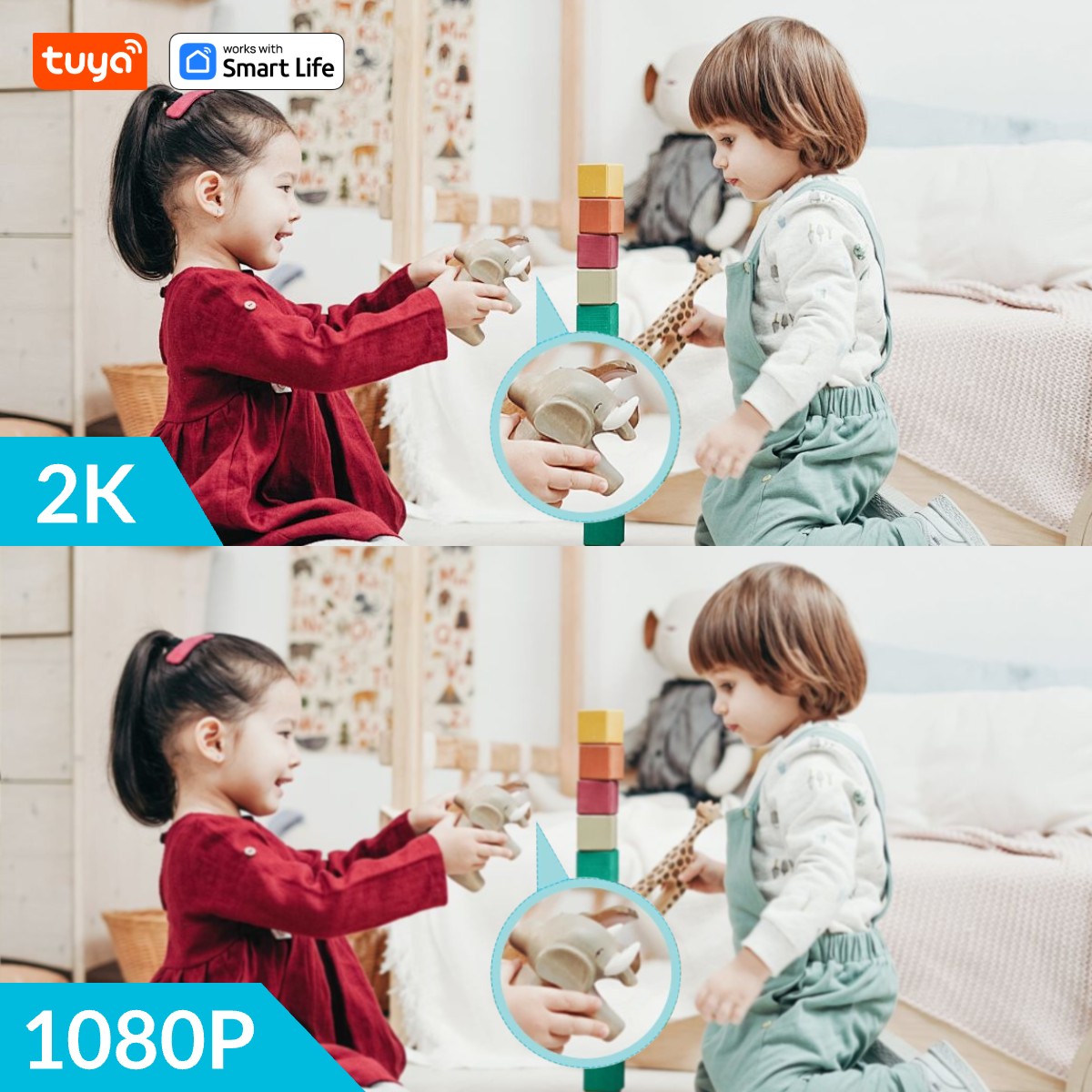 Tuya Smart 3MP HD Indoor-Überw – Smart Home Camera Ezviz Bewertung und Preis
