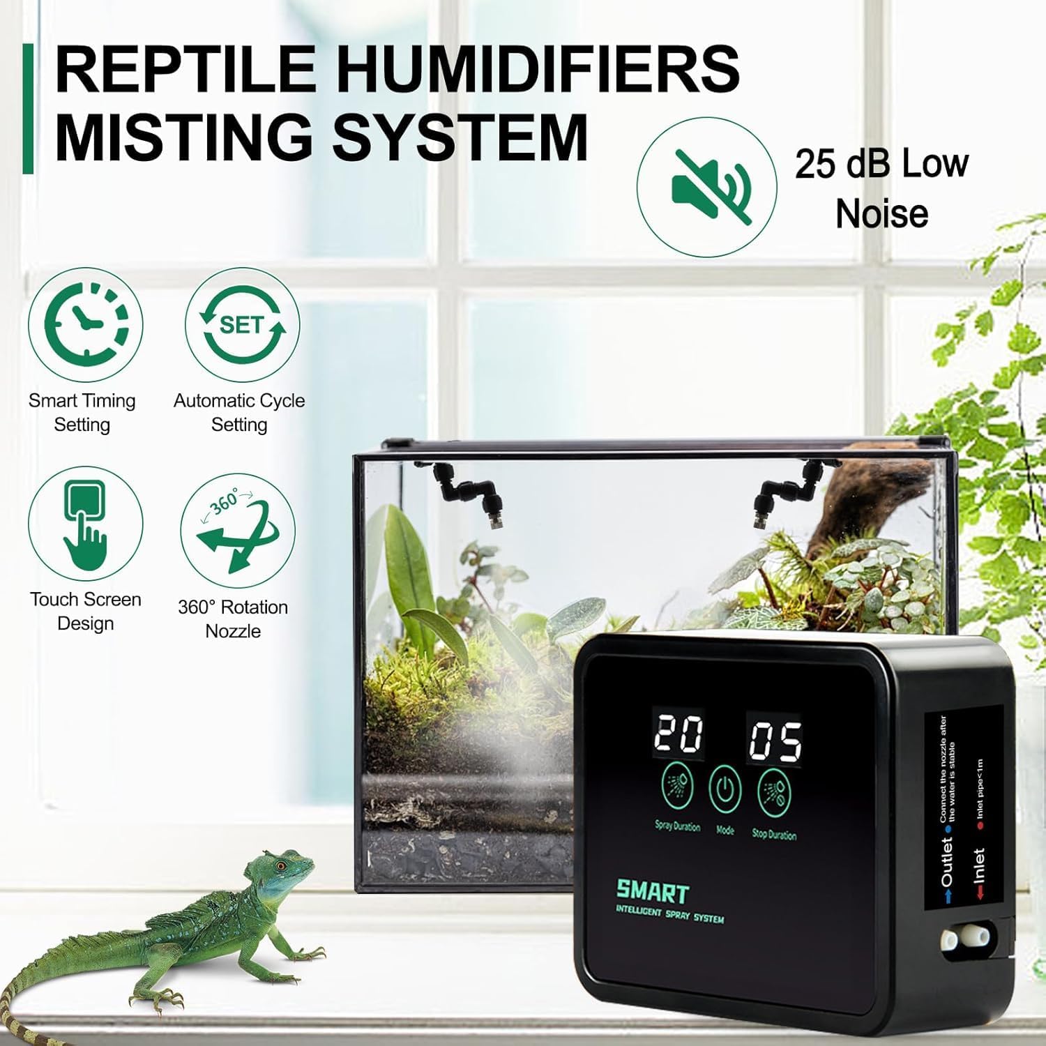 Reptilien-Luftbefeuchter Intel – Smart Humidifier Bewertung und Preis