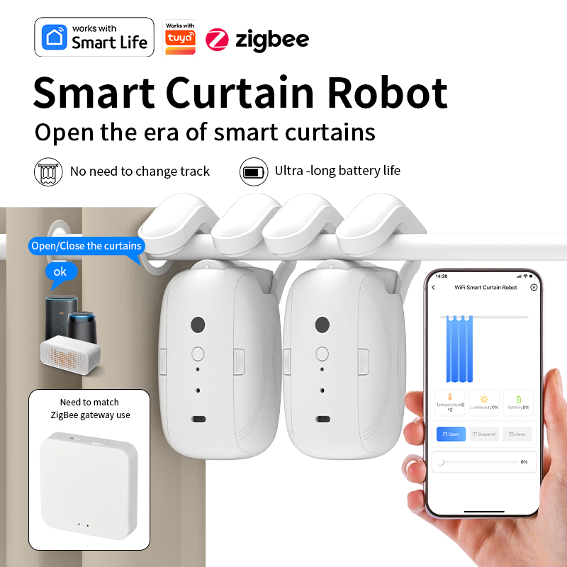 Zigbee Smart Vorhang Fahrer Ro – Smart Home Robot Bewertung und Preis