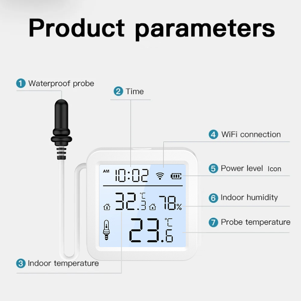 WLAN-Feuchtigkeits- und Temper – Smart Home Room Bewertung und Preis