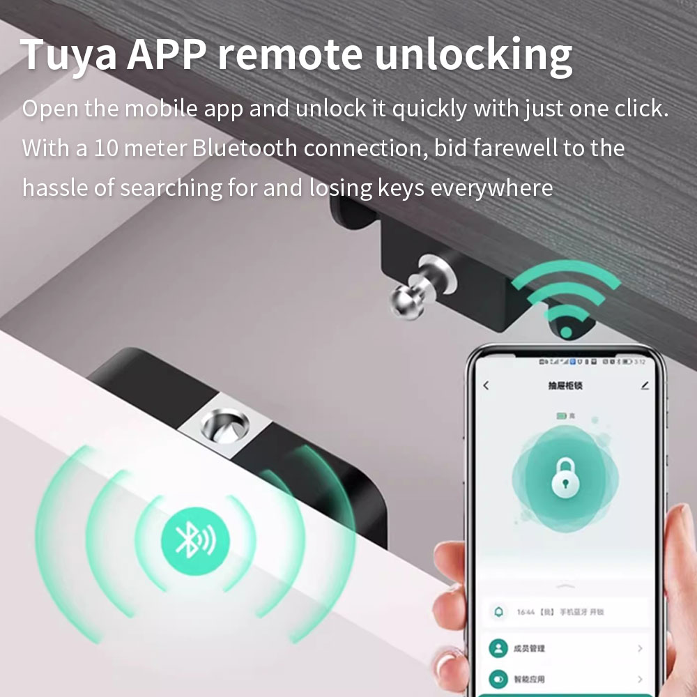 Tuya verstecktes Schrankschlos – Smart Home Lock Bewertung und Preis
