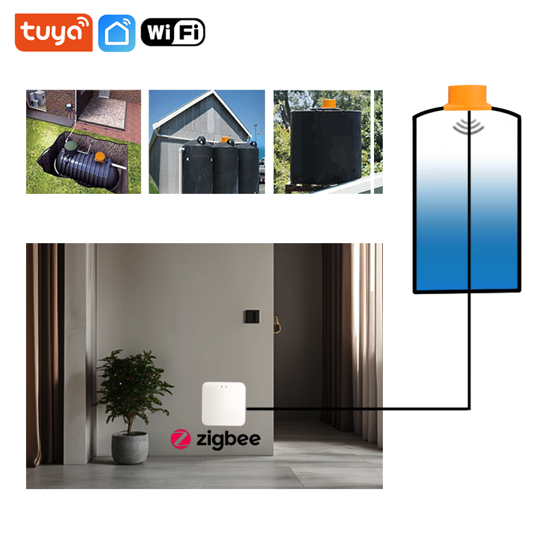 ME201WZ Drahtlose Zigbee Tuya  – Smart Home Water Level Sensor Bewertung und Preis