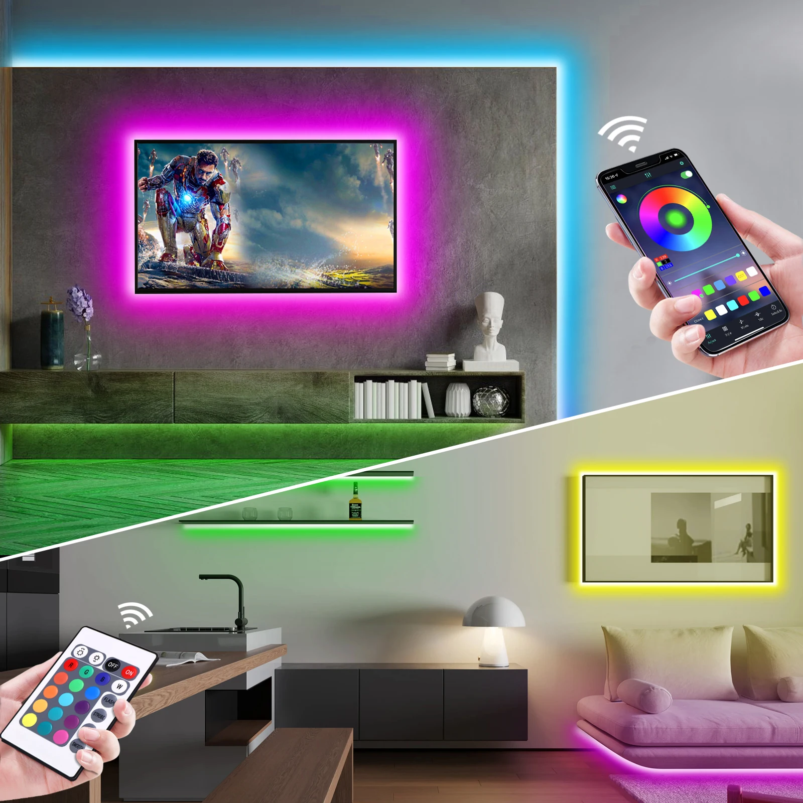 1-5 m RGB LED Neon Streifen Li – Smart Home Room Bewertung und Preis